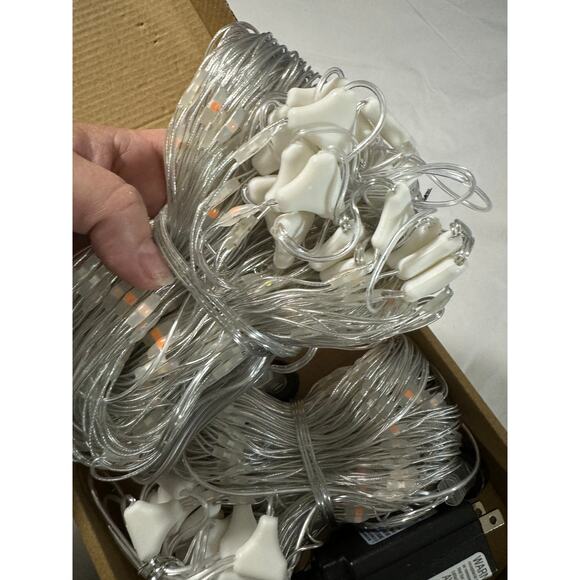 NWT Vihose 2 Pcs Halloween Orange and Purple Lights 3" - Picture 1 of 3